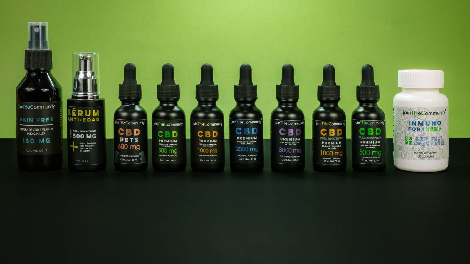 CBD oil bottles and hemp leaves on a dark background — 420 Web Design, UK CBD and vape digital agency