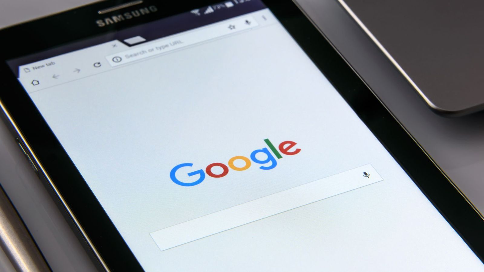 Google search on a tablet — CBD and vape SEO agency UK